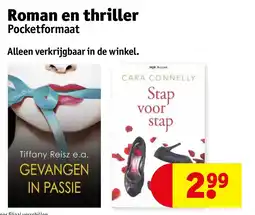 Kruidvat Roman en thriller aanbieding