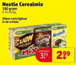 Kruidvat Nestle Cerealmix aanbieding