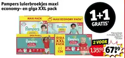 Kruidvat 2 x broekjes Baby Dry gigapack 4 124 stuks aanbieding