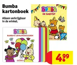 Kruidvat Bumba kartonboek aanbieding