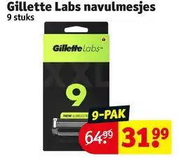 Kruidvat Gillette Labs navulmesjes aanbieding