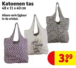 Kruidvat Katoenen tas aanbieding