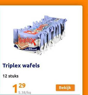 Action Triplex Wafels aanbieding