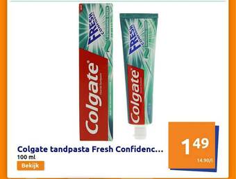 Action Colgate Tandpasta aanbieding