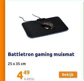 Action Battletron Gaming Muismat aanbieding