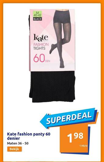 Action Kate Fashion Panty 60 Denier aanbieding