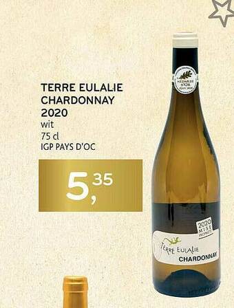 Alvo Terre Eulalie Chardonnay 2020 aanbieding