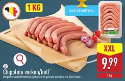 ALDI Chipolata varken/kalf aanbieding