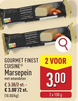 ALDI Gourmet finest cuisine marsepein aanbieding