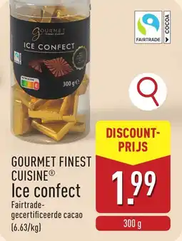ALDI Gourmet finest cuisine ice confect aanbieding