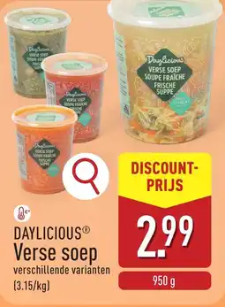 ALDI Daylicious Verse soep aanbieding