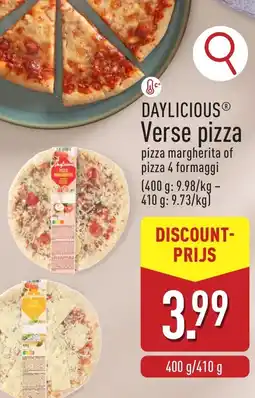 ALDI Daylicious verse pizza aanbieding