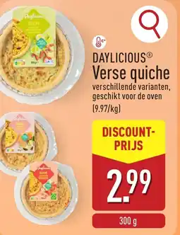ALDI Daylicious Verse quiche aanbieding