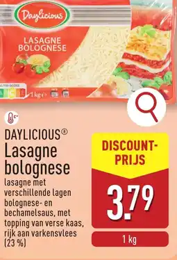 ALDI Daylicious Lasagne bolognese aanbieding