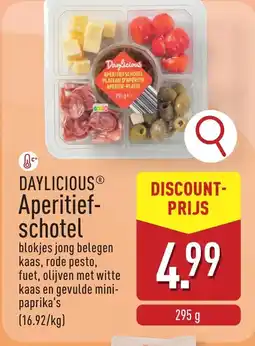 ALDI Daylicious Aperitiefschotel aanbieding