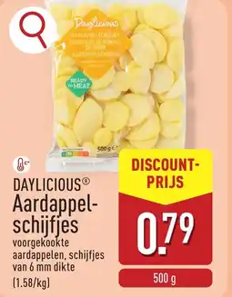 ALDI Daylicious Aardappelschijfjes aanbieding