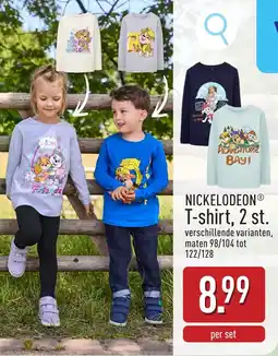 ALDI Nickelodeon t-shirt aanbieding