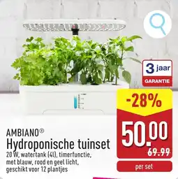 ALDI Ambiano hydroponische tuinset aanbieding