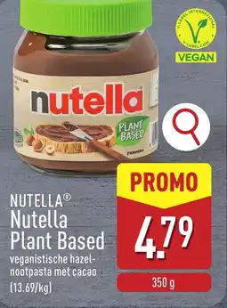 ALDI Nutella Plant Based aanbieding