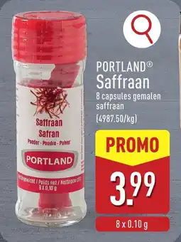 ALDI Portland saffraan aanbieding