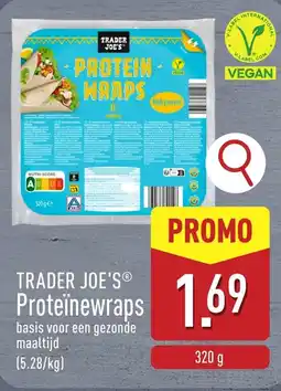 ALDI Trader joe's proteinewraps aanbieding