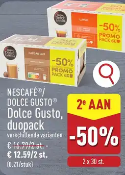 ALDI Nescafé/ dolce gusto dolce gusto, duopack aanbieding