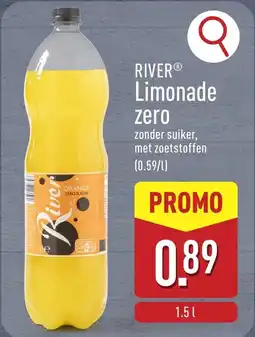 ALDI River limonade zero aanbieding