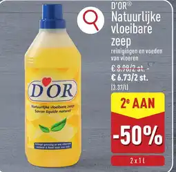 ALDI D'OR Natuurlijke vloeibare zeep aanbieding