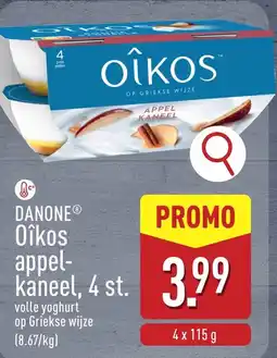 ALDI Danone Oîkos appelkaneel aanbieding