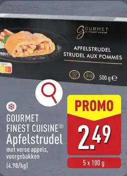 ALDI Gourmet finest cuisine apfelstrudel aanbieding