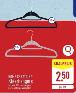 ALDI Home creation kleerhangers aanbieding
