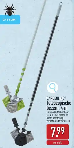 ALDI Gardenline telescopische bezem, 4 m aanbieding
