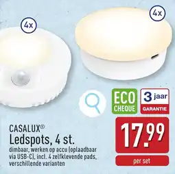 ALDI Casalux ledspots aanbieding
