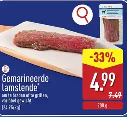 ALDI Gemarineerde lamslende aanbieding