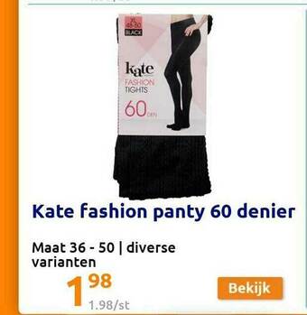Action Kate Fashion Panty 60 Denier aanbieding