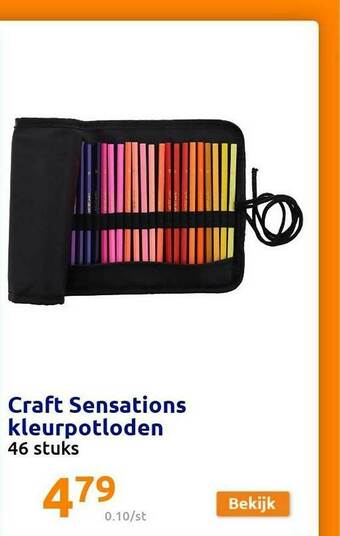 Action Craft Sensations Kleurpotloden aanbieding