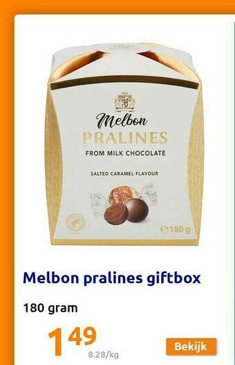 Action Melbon Pralines Giftbox aanbieding