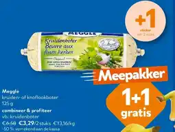 OKay Meggle kruiden- of knoflookboter 125 g aanbieding