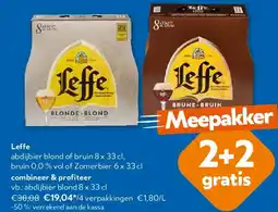 OKay Leffe abdijbier blond 8 x 33 cl aanbieding