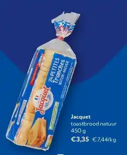 OKay Jacquet toastbrood natuur 450 g aanbieding