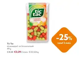 OKay Tic Tac sinaasappel- en limoensmaak 49 g aanbieding