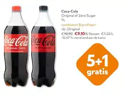 OKay Coca-Cola Original of Zero Sugar 1 L aanbieding