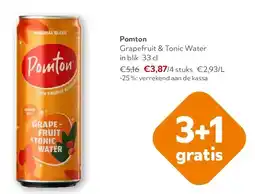 OKay Pomton Grapefruit & Tonic Water in blik 33 cl aanbieding
