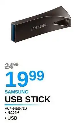 VCD Samsung usb stick muf-64be4-eu aanbieding