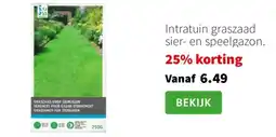 Intratuin Intratuin graszaad sier en speelgazon aanbieding