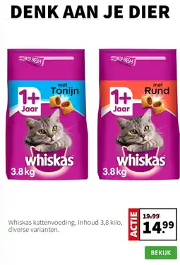 Intratuin Whiskas kattenvoeding aanbieding
