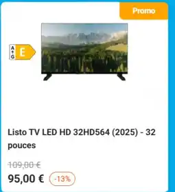 Krëfel Listo TV LED HD 32HD564 aanbieding