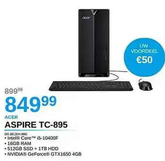 Acer aspire tc-895 dg.bezeh.00g