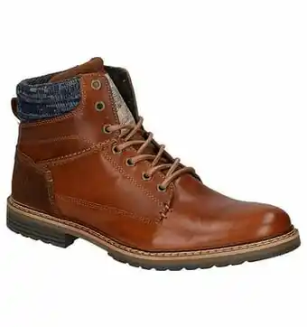 Torfs Bullboxer Cognac Geklede Hoge Schoenen aanbieding