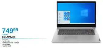 EHBO PC Lenovo ideapad3 81wf004pmb aanbieding